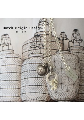 Necklace Coral & Terra 