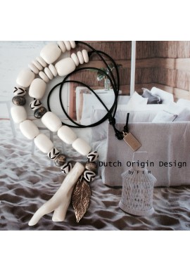 Necklace: Boho & Bronze €79,-